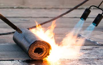 Marland asphalt flat roofing repairs